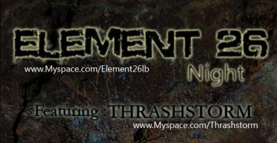 Element 26 Night | Cherrys back to Metal
