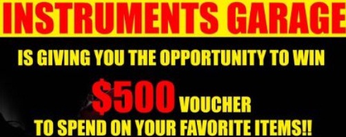Competition | Win 500$ Voucher at Instruments Garage!